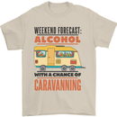 Funny Alcohol Caravanning Caravan Beer Mens T-Shirt Cotton Gildan Sand