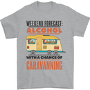 Funny Alcohol Caravanning Caravan Beer Mens T-Shirt Cotton Gildan Sports Grey