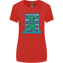 Funny Alien Drug Dealer Weed Womens Wider Cut T-Shirt Red