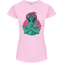 Funny Alien Gangster UFO 2Pac Rap Music Womens Petite Cut T-Shirt Light Pink