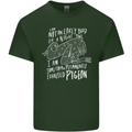 Funny Always Tired Fatigued Exhausted Pigeon Mens Cotton T-Shirt Tee Top Forest Green