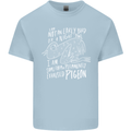 Funny Always Tired Fatigued Exhausted Pigeon Mens Cotton T-Shirt Tee Top Light Blue