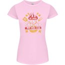 Funny BBQ If Dad Cant Grill It No One Can Womens Petite Cut T-Shirt Light Pink