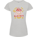 Funny BBQ If Dad Cant Grill It No One Can Womens Petite Cut T-Shirt Sports Grey