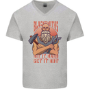 Funny Blacksmith Quote Mens V-Neck Cotton T-Shirt Sports Grey
