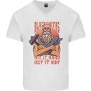 Funny Blacksmith Quote Mens V-Neck Cotton T-Shirt White