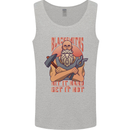 Funny Blacksmith Quote Mens Vest Tank Top Sports Grey