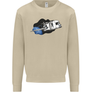Funny Caravan Space Shuttle Caravanning Mens Sweatshirt Jumper Sand