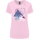 Funny Cat Purrty Like It's the 80's Womens Wider Cut T-Shirt Light Pink