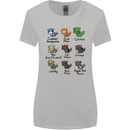 Funny Cat Superheroes Womens Wider Cut T-Shirt Sports Grey