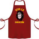 Funny Che Guevara Evolution Monkey Atheist Cotton Apron 100% Organic Maroon