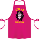 Funny Che Guevara Evolution Monkey Atheist Cotton Apron 100% Organic Pink