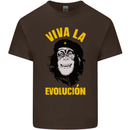 Funny Che Guevara Evolution Monkey Atheist Kids T-Shirt Childrens Chocolate