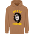 Funny Che Guevara Evolution Monkey Atheist Mens 80% Cotton Hoodie Caramel Latte
