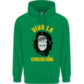Funny Che Guevara Evolution Monkey Atheist Mens 80% Cotton Hoodie Irish Green