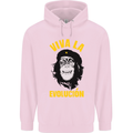 Funny Che Guevara Evolution Monkey Atheist Mens 80% Cotton Hoodie Light Pink