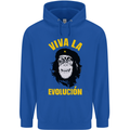 Funny Che Guevara Evolution Monkey Atheist Mens 80% Cotton Hoodie Royal Blue