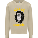 Funny Che Guevara Evolution Monkey Atheist Mens Sweatshirt Jumper Sand