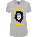 Funny Che Guevara Evolution Monkey Atheist Womens Wider Cut T-Shirt Sports Grey