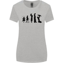 Funny Child to Mother Evolution Mothers Day Womens Wider Cut T-Shirt Sports Grey
