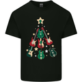 Funny Christmas Guitar Tree Rock Music Mens Cotton T-Shirt Tee Top Black