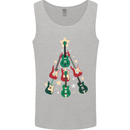 Funny Christmas Guitar Tree Rock Music Mens Vest Tank Top Sports Grey