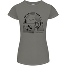Funny Climate Change Keep the Planet Clean Womens Petite Cut T-Shirt Charcoal
