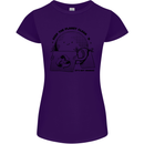 Funny Climate Change Keep the Planet Clean Womens Petite Cut T-Shirt Purple