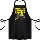 Funny Coffee Cotton Apron 100% Organic Black