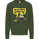 Funny Coffee Mens Sweatshirt Jumper Forest Green