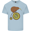 Funny Cycling Kiwi Bicycle Bike Mens Cotton T-Shirt Tee Top Light Blue