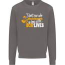 Funny Dog & Movie Lover Mens Sweatshirt Jumper Charcoal