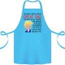 Funny Donald Trump Fathers Day Dad Daddy Cotton Apron 100% Organic Turquoise