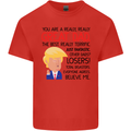 Funny Donald Trump Fathers Day Dad Daddy Mens Cotton T-Shirt Tee Top Red