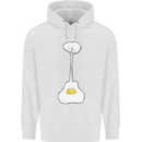 Funny Egg Guitar Acoustic Electric Bass Childrens Kids Hoodie White