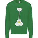 Funny Egg Guitar Acoustic Electric Bass Kids Sweatshirt Jumper Irish Green