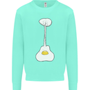 Funny Egg Guitar Acoustic Electric Bass Kids Sweatshirt Jumper Peppermint