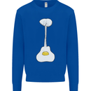 Funny Egg Guitar Acoustic Electric Bass Kids Sweatshirt Jumper Royal Blue