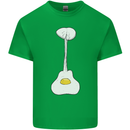 Funny Egg Guitar Acoustic Electric Bass Kids T-Shirt Childrens Irish Green