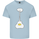 Funny Egg Guitar Acoustic Electric Bass Kids T-Shirt Childrens Light Blue