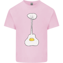 Funny Egg Guitar Acoustic Electric Bass Kids T-Shirt Childrens Light Pink