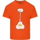 Funny Egg Guitar Acoustic Electric Bass Kids T-Shirt Childrens Orange
