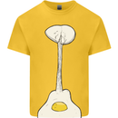 Funny Egg Guitar Acoustic Electric Bass Kids T-Shirt Childrens Yellow