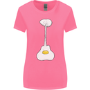 Funny Egg Guitar Acoustic Electric Bass Womens Wider Cut T-Shirt Azalea