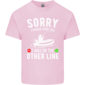 Funny Fishing Fisherman On the Other Line Mens Cotton T-Shirt Tee Top Light Pink