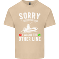Funny Fishing Fisherman On the Other Line Mens Cotton T-Shirt Tee Top Sand