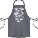 Funny Fishing Those Who Bait Fisherman Cotton Apron 100% Organic Steel