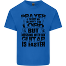 Funny Guitar Slogan Kids T-Shirt Childrens Royal Blue