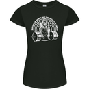 Funny Gym Quote Bodybuilding Training Womens Petite Cut T-Shirt Black