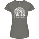 Funny Gym Quote Bodybuilding Training Womens Petite Cut T-Shirt Charcoal